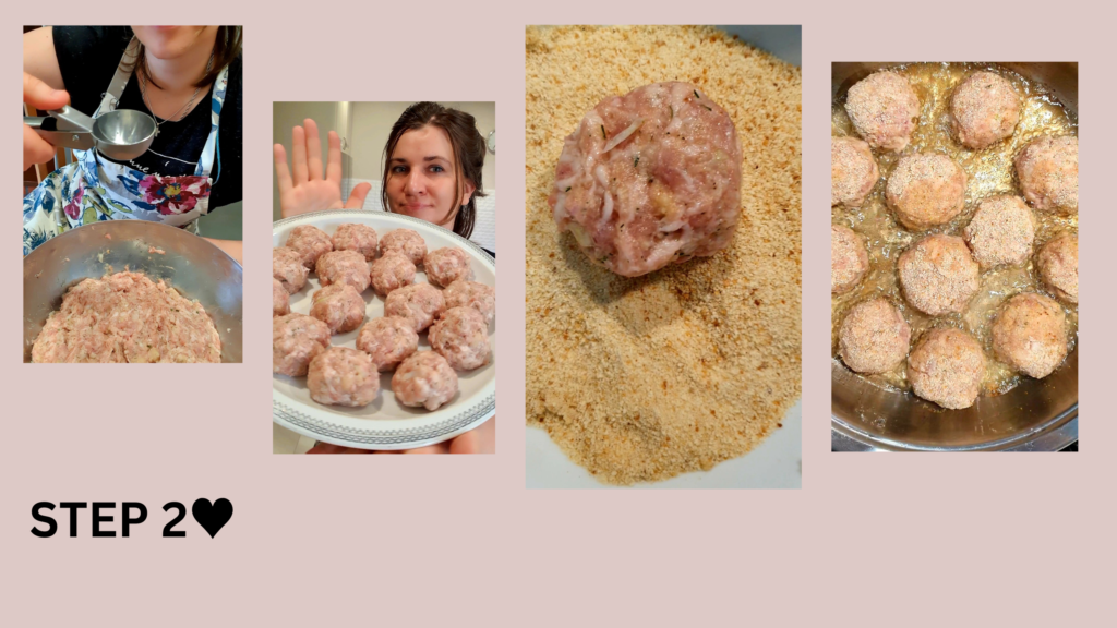 meatballs recipe step 2