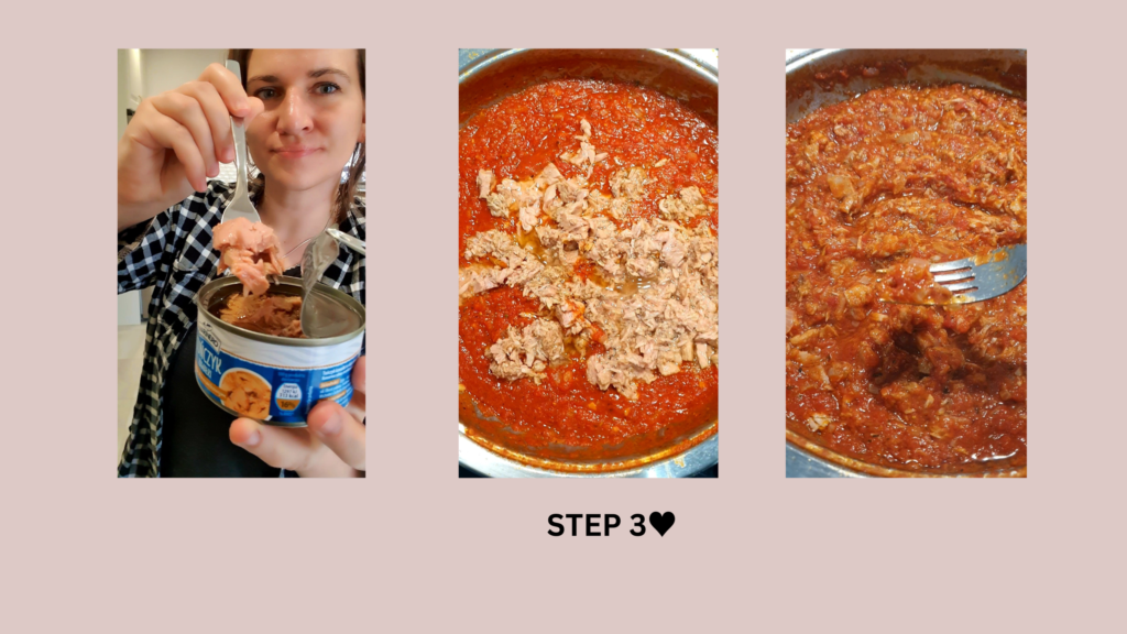 tuna pasta bake step 3
