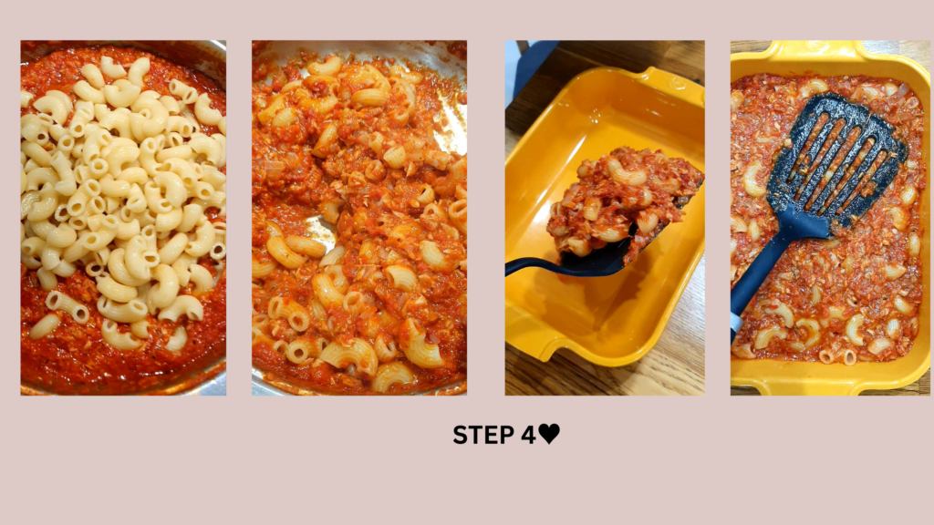 tuna pasta bake step 4