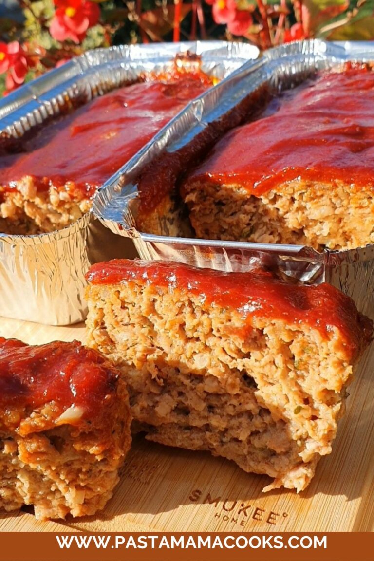 Pork Meatloaf With Delicious Glaze Pasta Mama Cooks