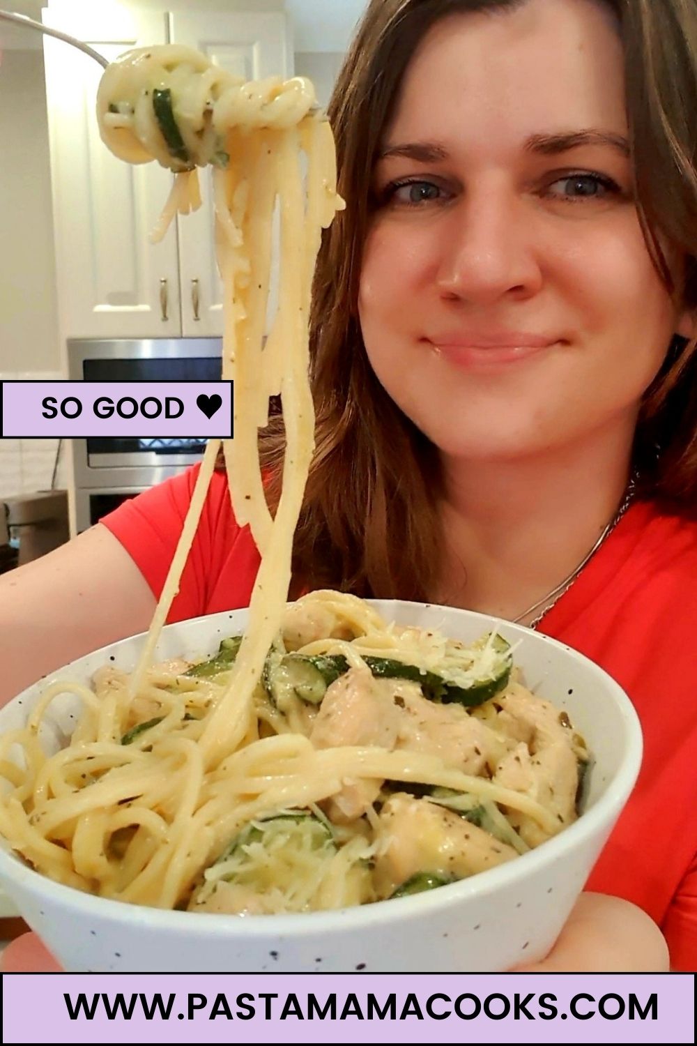 Creamy Chicken Zucchini Pasta Pasta Mama Cooks